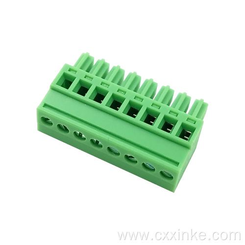 3.81mm pitch side vertical plug-in terminal socket plug